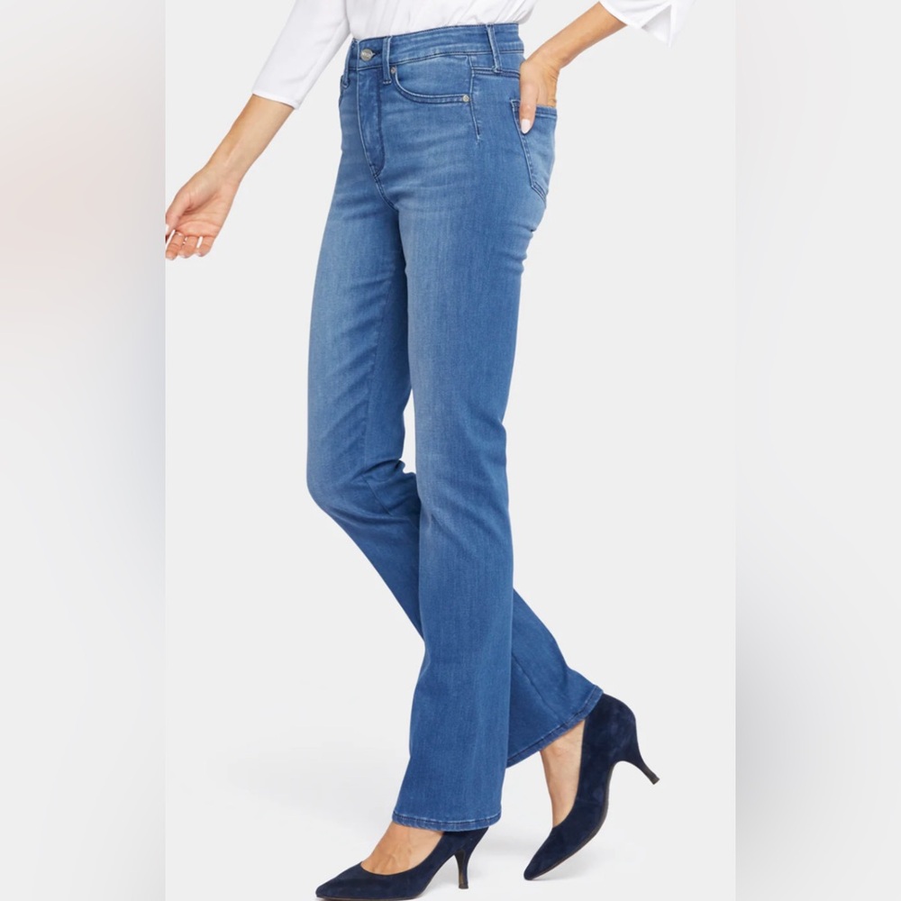 Not Your Daughterhters Jeans Slom Bootcut Stretch Size 2 Medium Wash Mid Rise